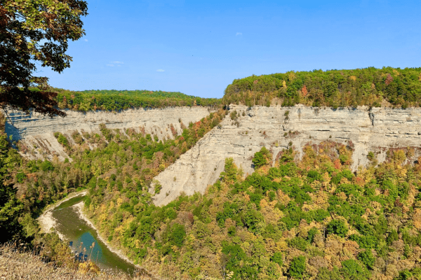 A gorge in Letchworth State Park.