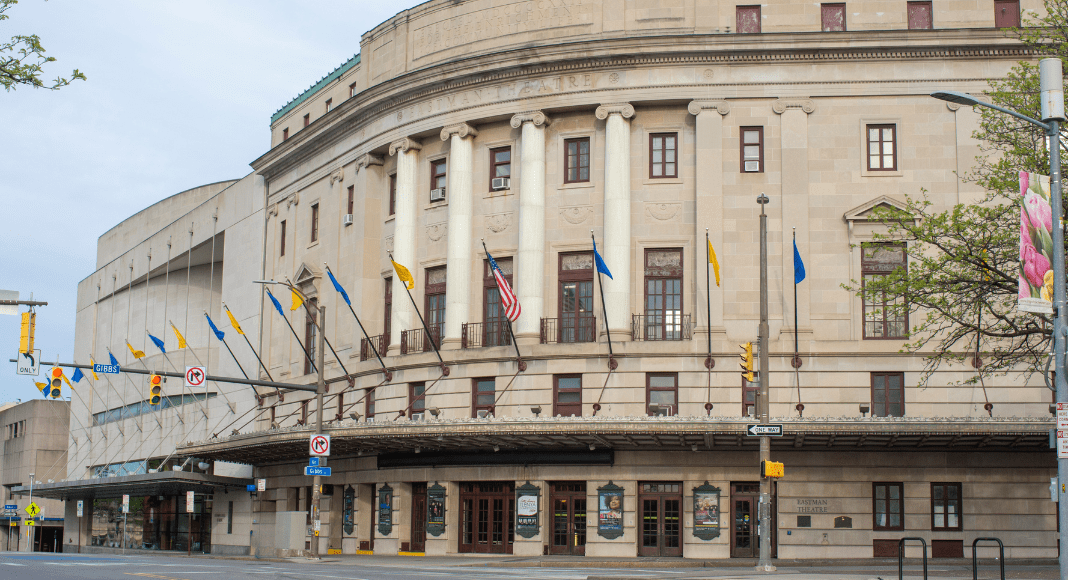 The Eastman Theatre in Center City Rochester.
